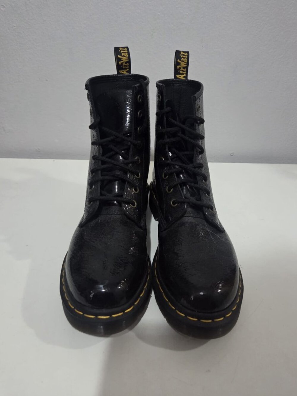 Dr. Martens 1460 Distressed Patent Boots